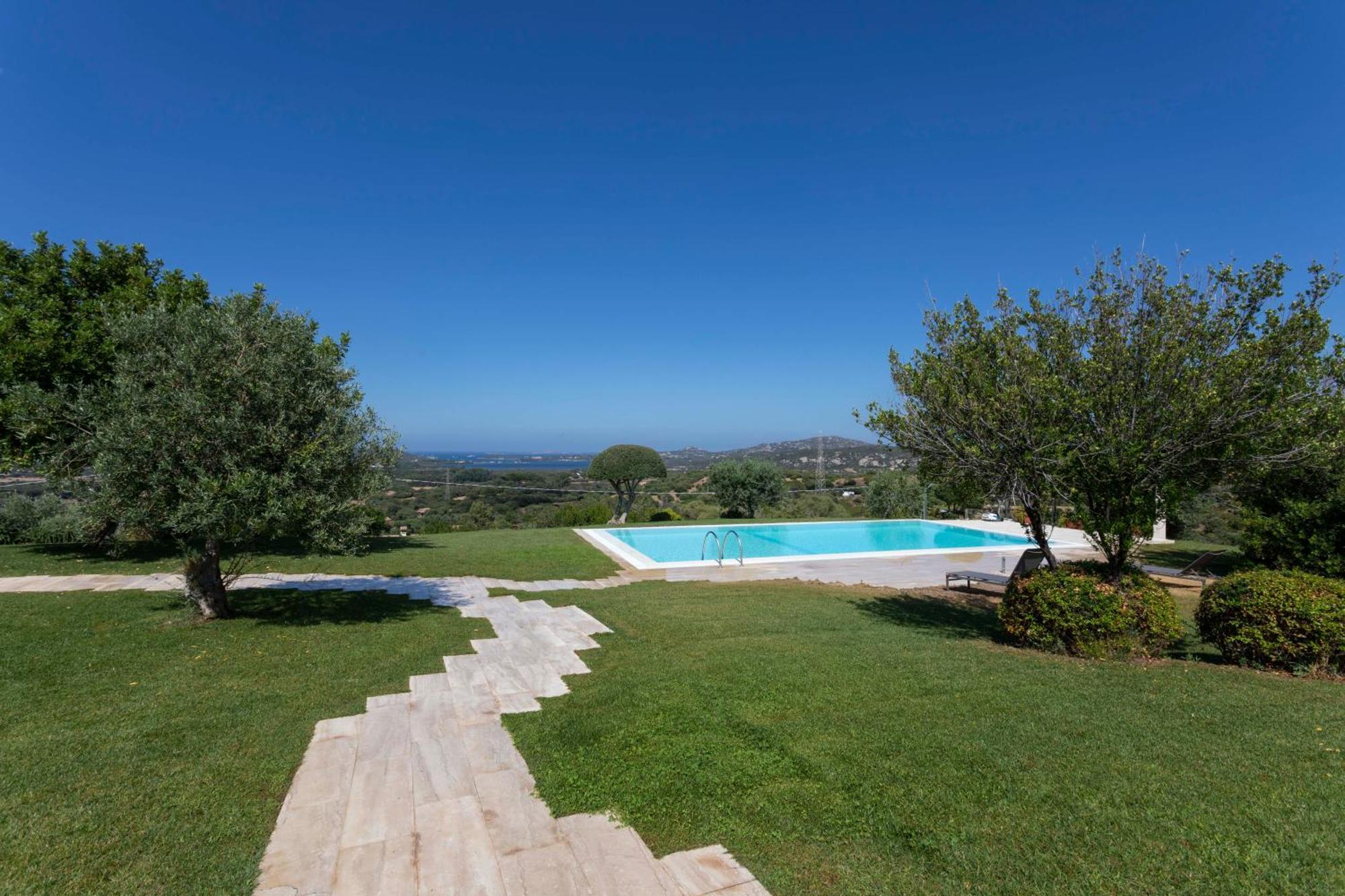 Villa Alba Esclusiva Villa Con Piscina A Sfioro E Vista Mozzafiato Sul Mare Cugnana Zewnętrze zdjęcie