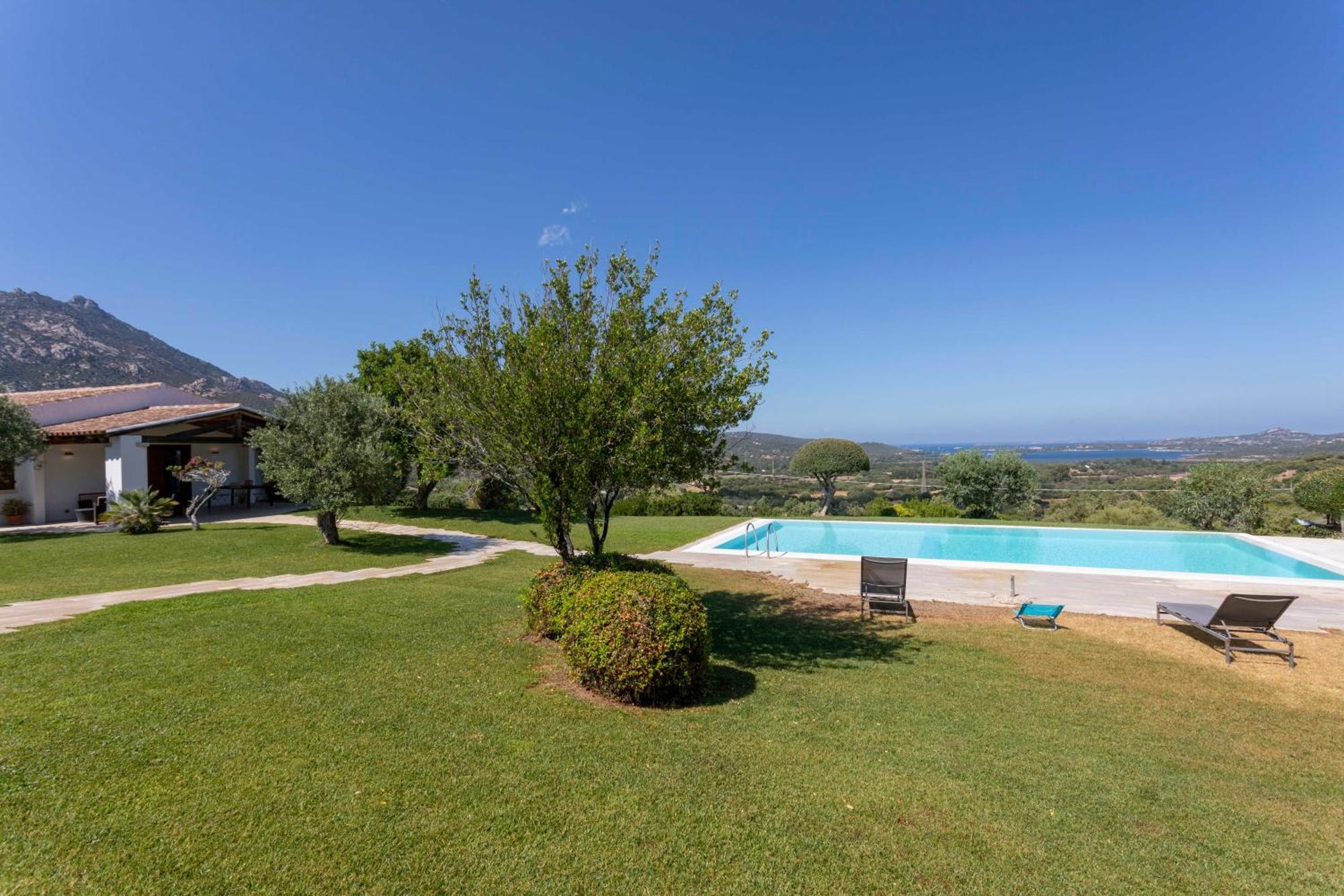 Villa Alba Esclusiva Villa Con Piscina A Sfioro E Vista Mozzafiato Sul Mare Cugnana Zewnętrze zdjęcie
