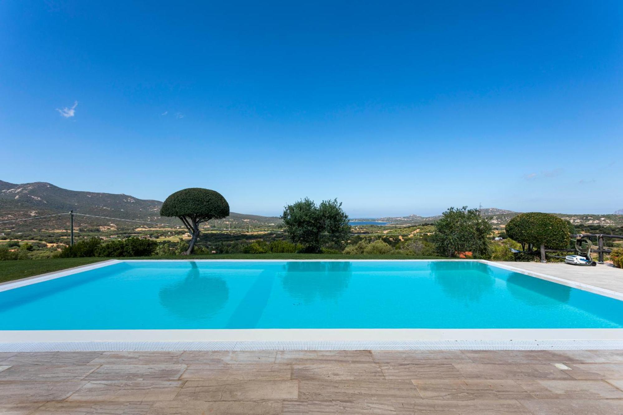 Villa Alba Esclusiva Villa Con Piscina A Sfioro E Vista Mozzafiato Sul Mare Cugnana Zewnętrze zdjęcie