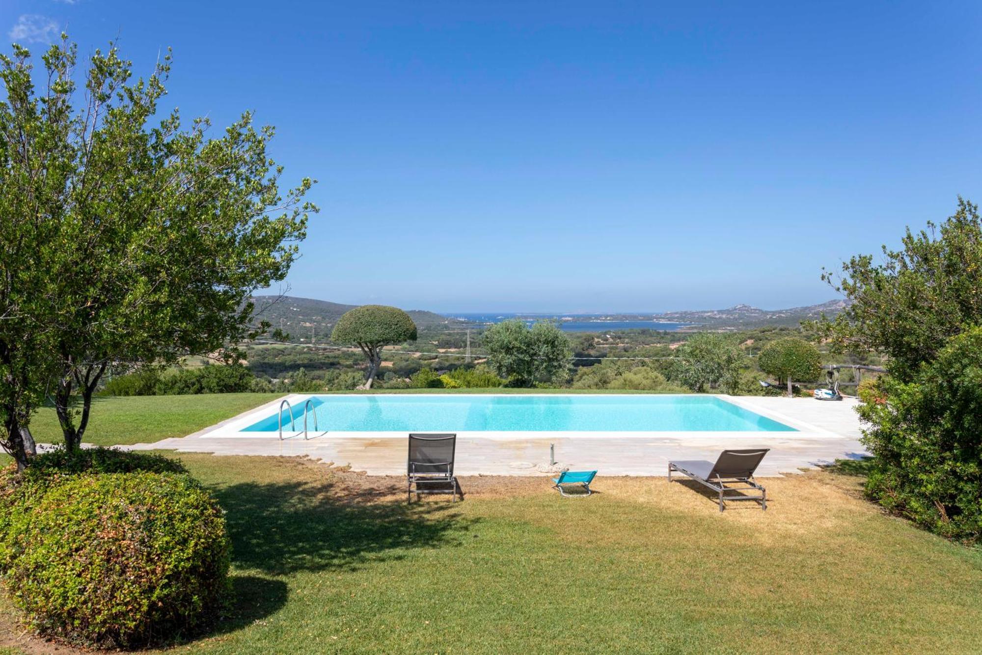 Villa Alba Esclusiva Villa Con Piscina A Sfioro E Vista Mozzafiato Sul Mare Cugnana Zewnętrze zdjęcie